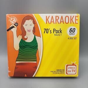 Karaoke 1970 Pack Volume 1 by All Star Karaoke 4-Disc CD Set 60 Songs